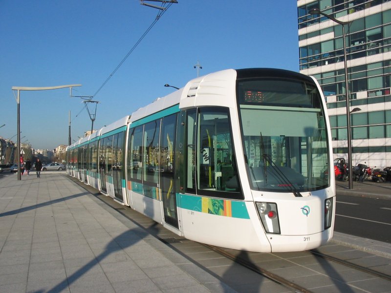 Rame Citadis 402 de la ligne T3 de Paris