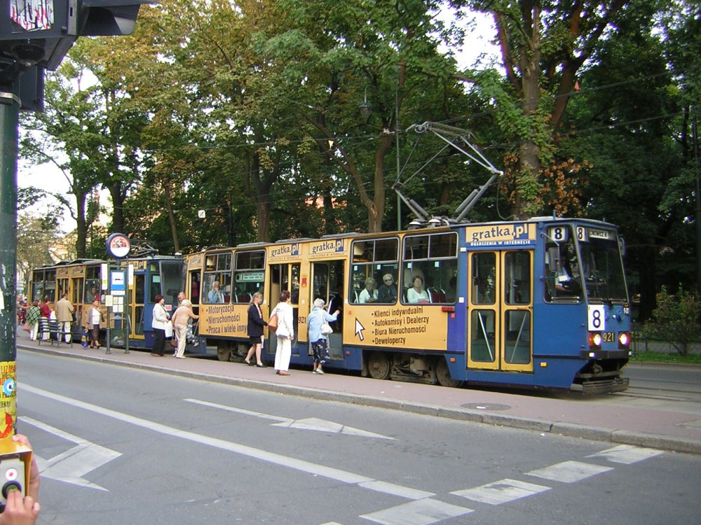 Tramway à Cracovie