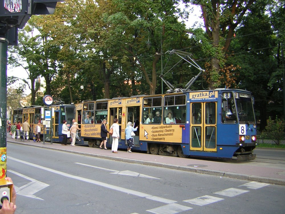 Tramway à Cracovie